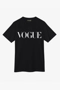 VOGUE T-Shirt Black Logo White